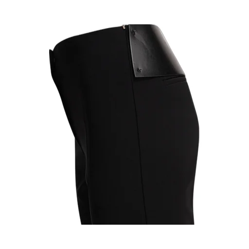 High-Waisted Flared Trousers