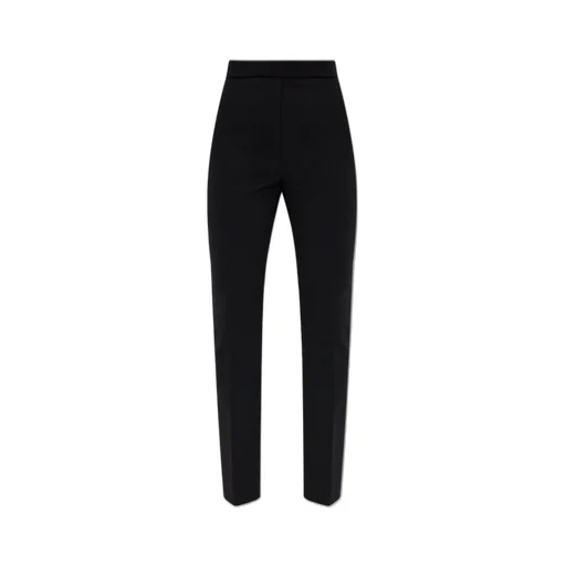 High-Waisted Straight-Leg Trousers