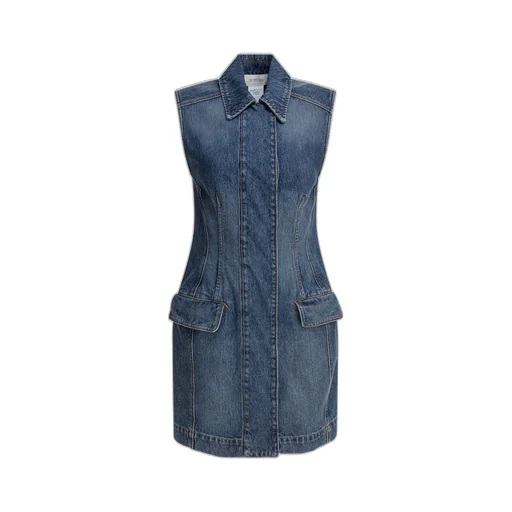 Sleeveless Denim Dress