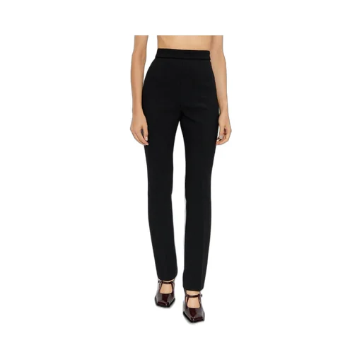 High-Waisted Straight-Leg Trousers