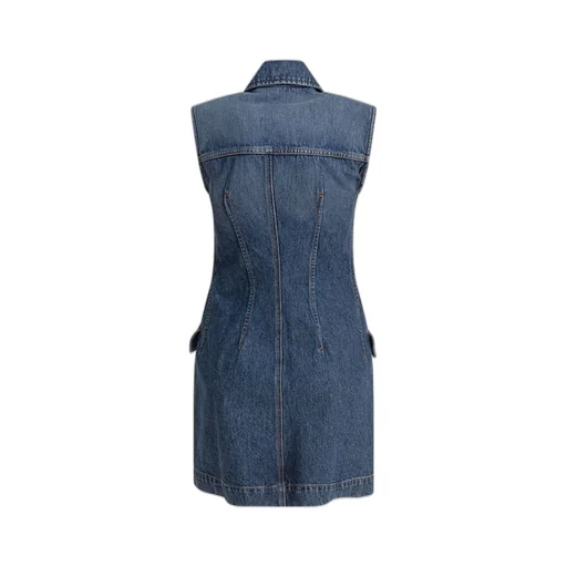 Sleeveless Denim Dress