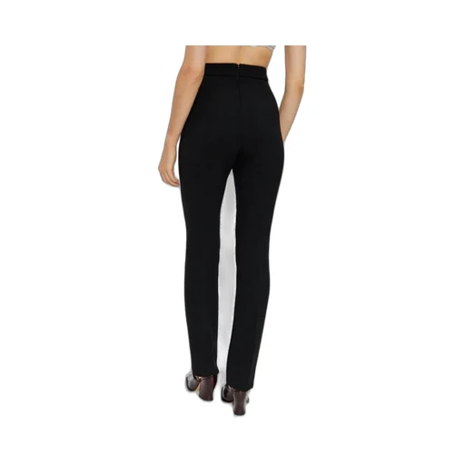 High-Waisted Straight-Leg Trousers