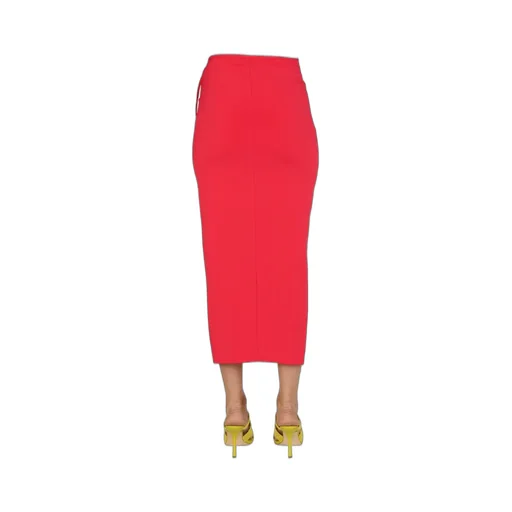 Ruched Midi Skirt