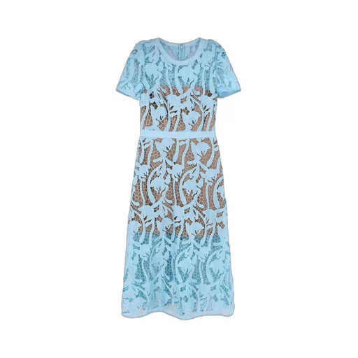 Floral Lace Midi Dress