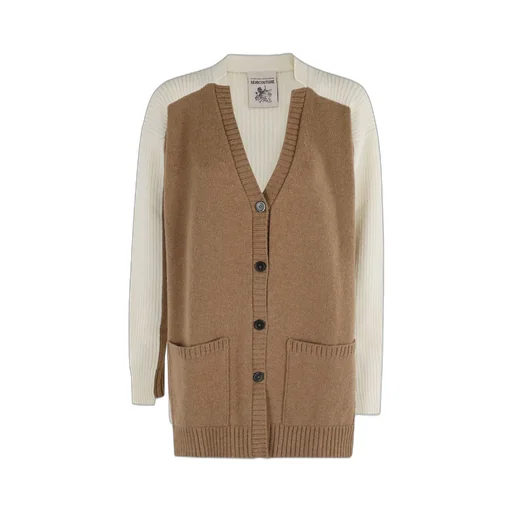 Colorblock V-Neck Cardigan