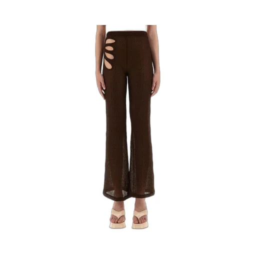 Cut-Out Flare Trousers