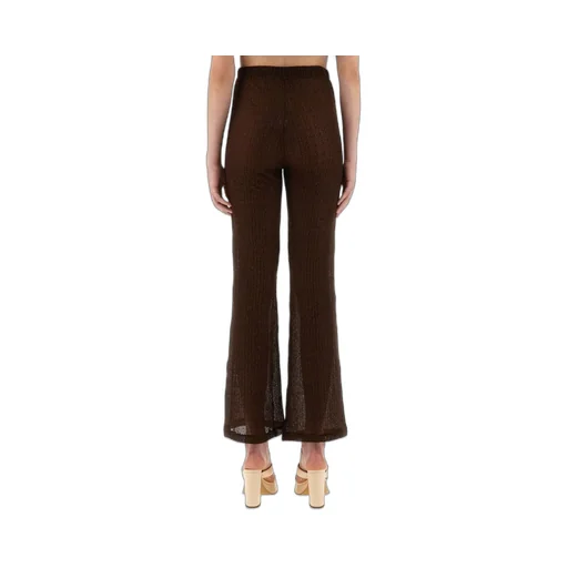 Cut-Out Flare Trousers