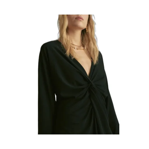 Twist Front Long Sleeve Top