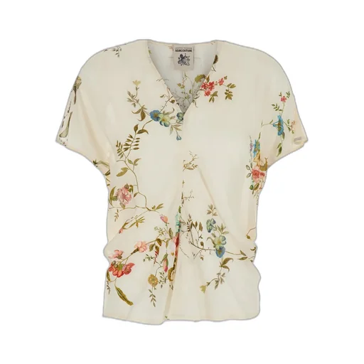 Printed Silk Blouse