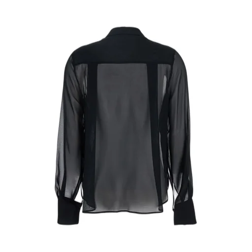 Sheer Ruffle Shirt