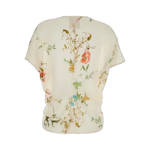 Printed Silk Blouse