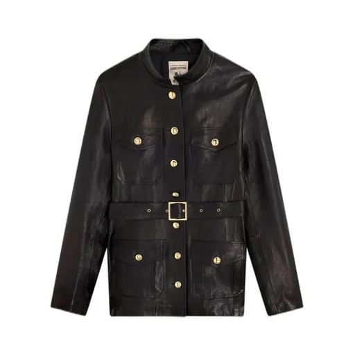 Leather Safari Jacket
