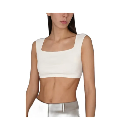 Cropped Square Neck Tank Top
