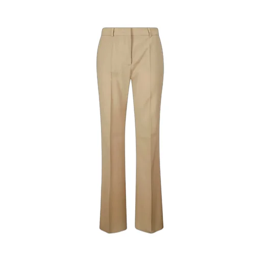 High-Waisted Flared Trousers