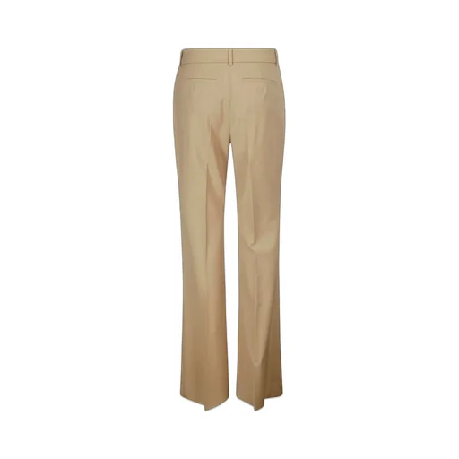 High-Waisted Flared Trousers