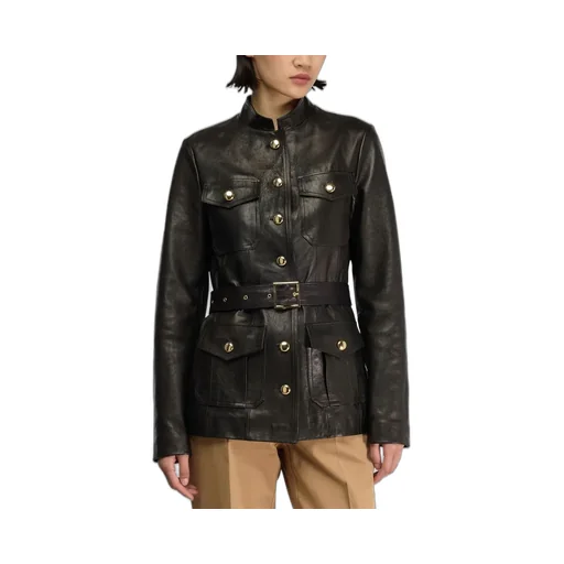 Leather Safari Jacket