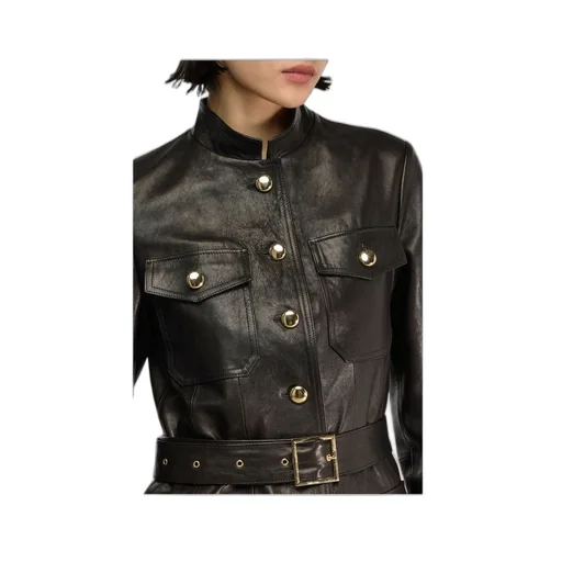 Leather Safari Jacket