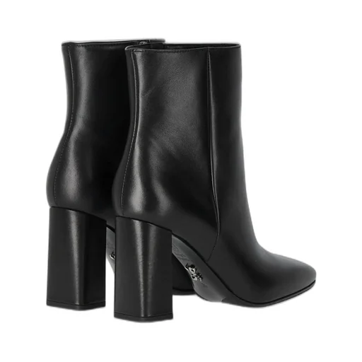 Pointed Toe Block Heel Ankle Boots