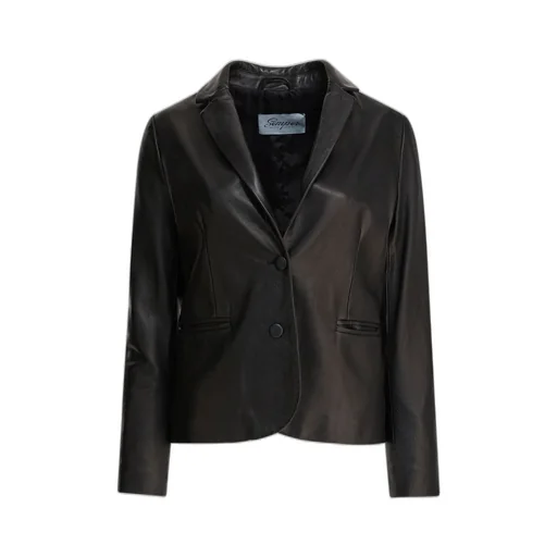 Leather Blazer