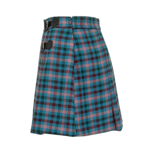 Pleated Plaid Mini Skirt