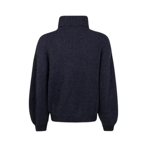 Ribbed Turtleneck Sweater