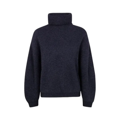 Ribbed Turtleneck Sweater