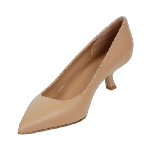 Pointed Toe Kitten Heel Pumps