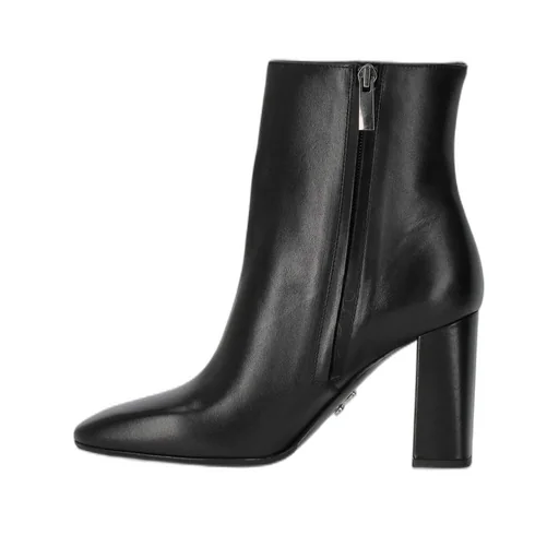 Pointed Toe Block Heel Ankle Boots