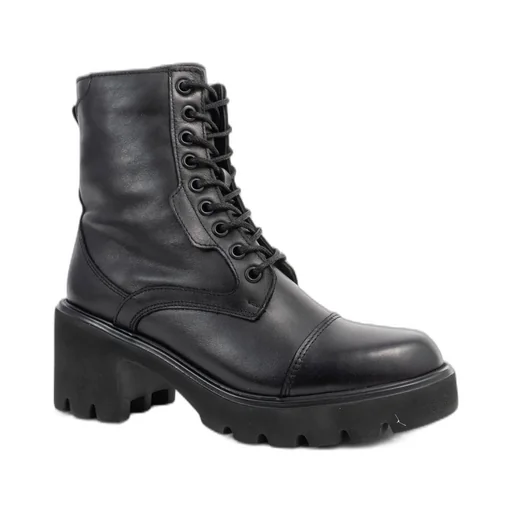 Lace-Up Platform Boots