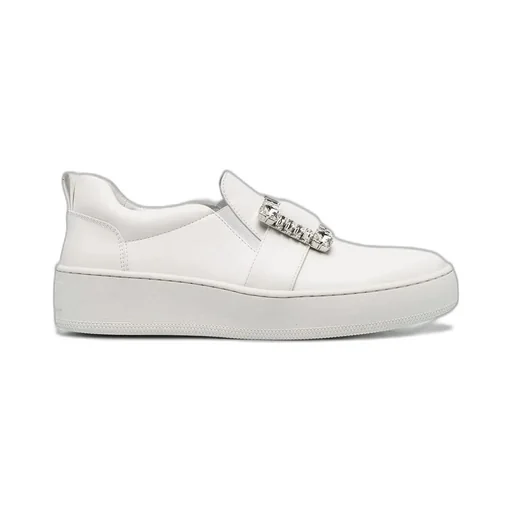 Sneakers With Crystal Buckle