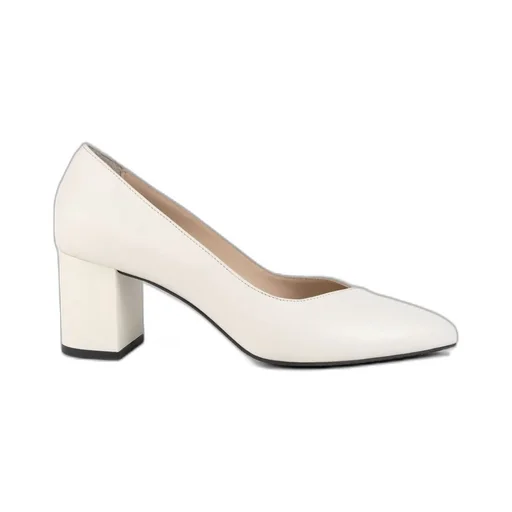 Pointed Toe Block Heel Pumps