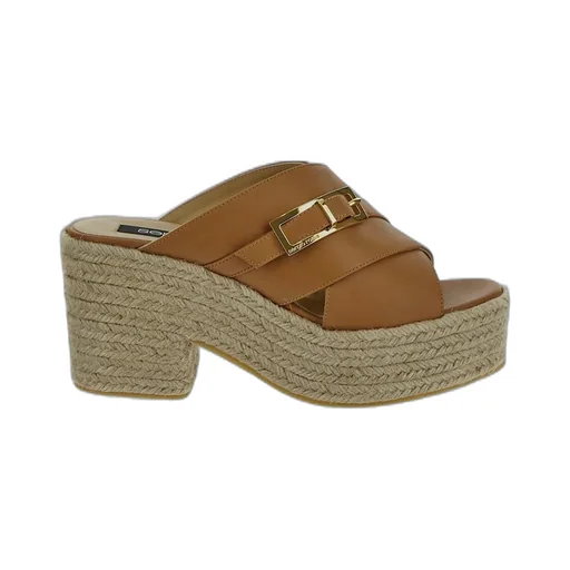 Platform Espadrille Mules