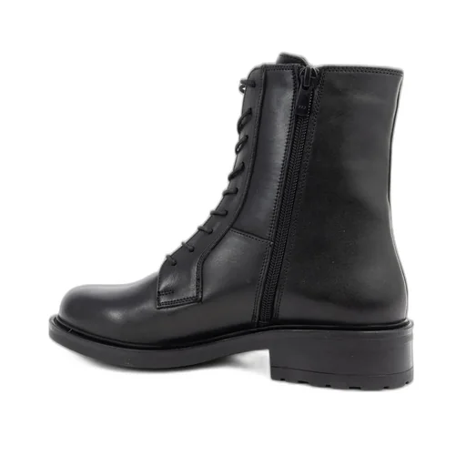 Lace-Up Leather Boots