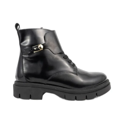 Lace-Up Ankle Boots