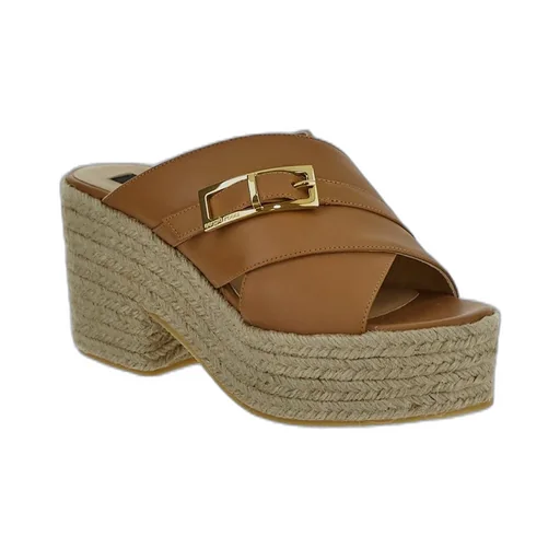 Platform Espadrille Mules