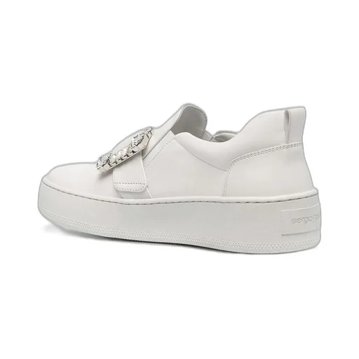 Sneakers With Crystal Buckle