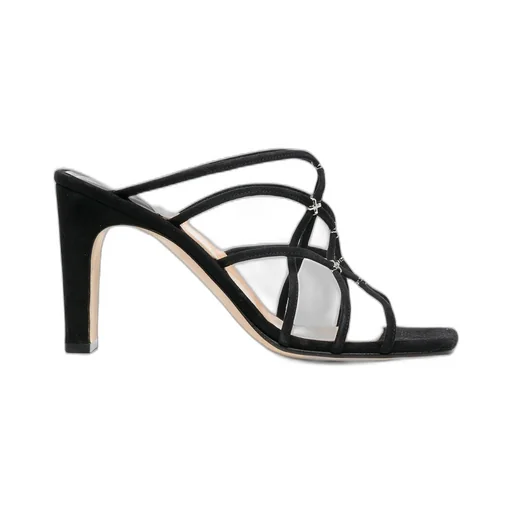 Strappy Heeled Mules
