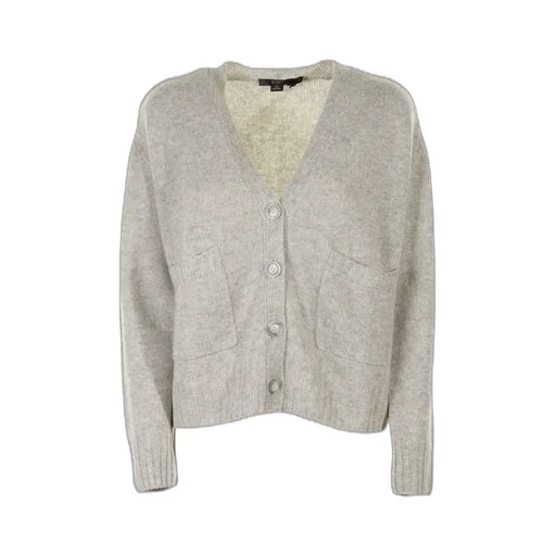 V-Neck Button-Up Cardigan