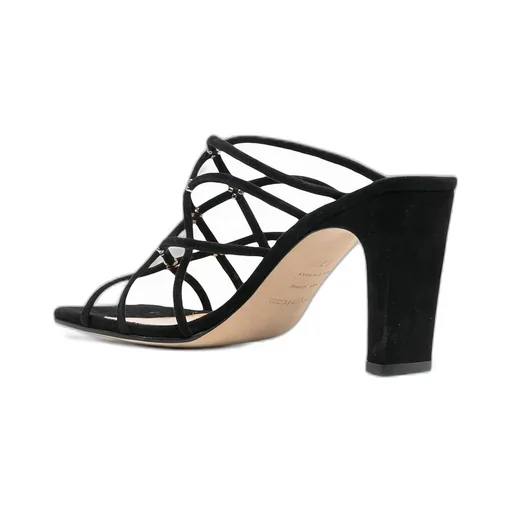 Strappy Heeled Mules