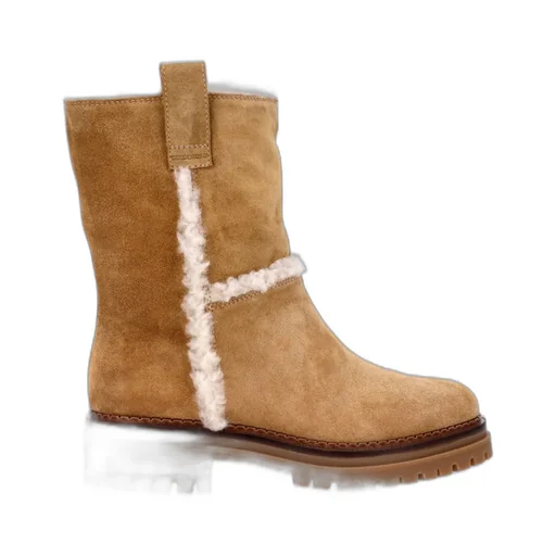 Shearling Trim Boots