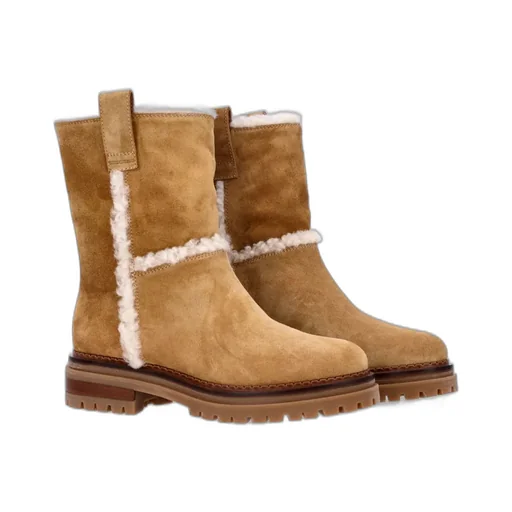 Shearling Trim Boots