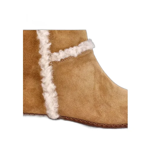Shearling Trim Boots
