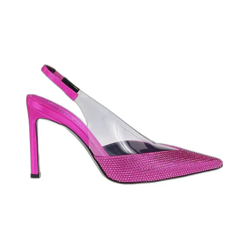 Ruching Slingback Pumps