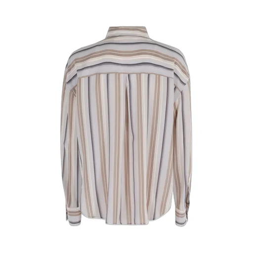 Striped Button-Up Shirt