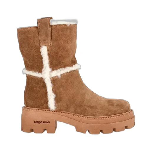 Shearling Trimmed Boots