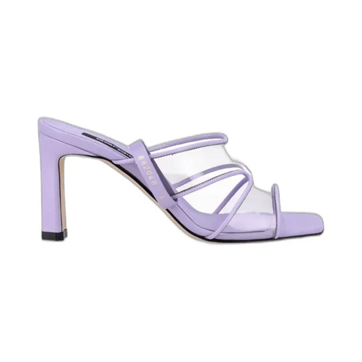 Mules With Transparent Straps