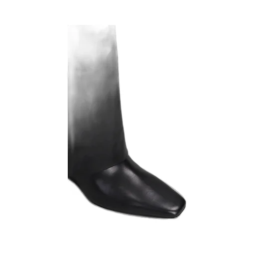 Knee-High Boots With Fringe