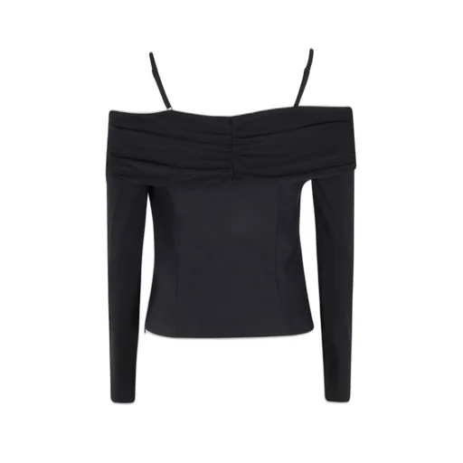 Off-The-Shoulder Draped Top
