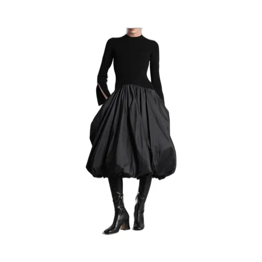 Balloon Hem Dress