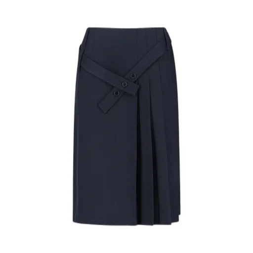 Pleated Midi Skirt